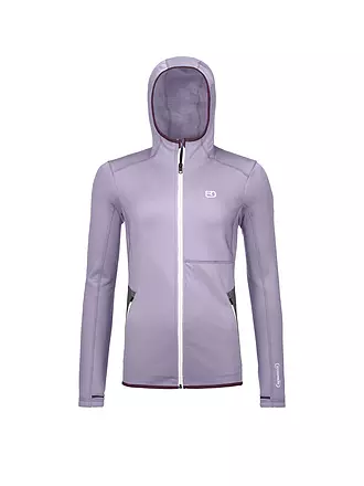 ORTOVOX | Chaqueta con capucha de forro polar para mujer | lila